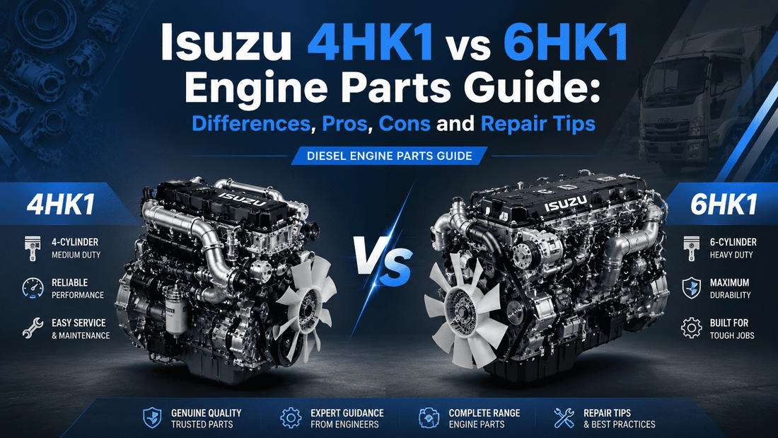 Isuzu 4HK1 vs 6HK1 Engine Parts Guide: Differences, Pros, Cons and Repair Tips