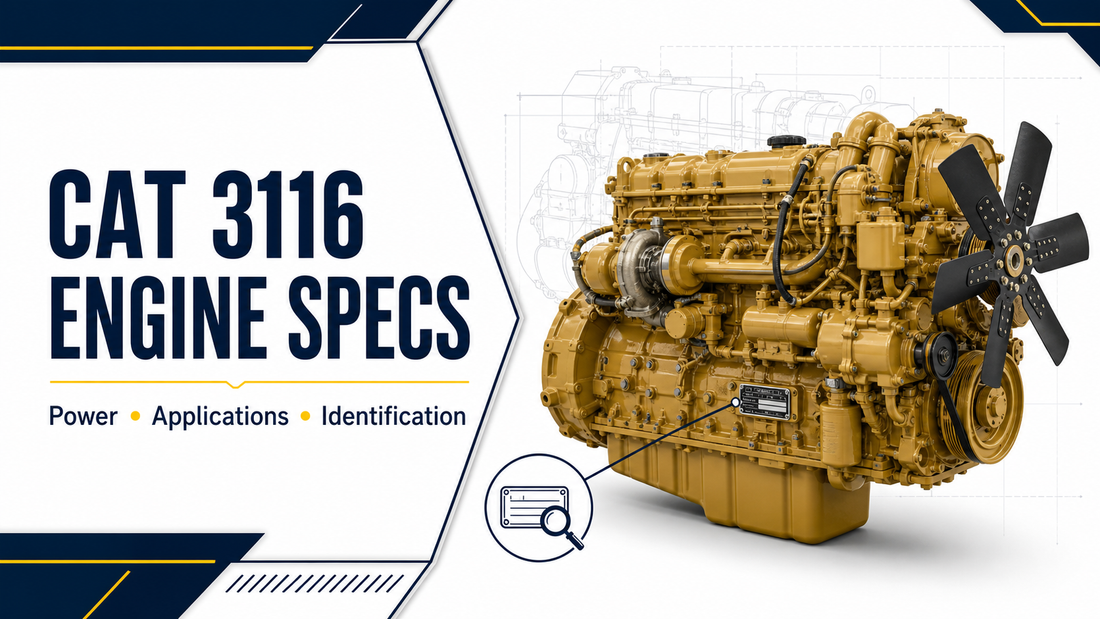 CAT 3116 ¨C Technische Daten des Motors: Motor und Identifizierung