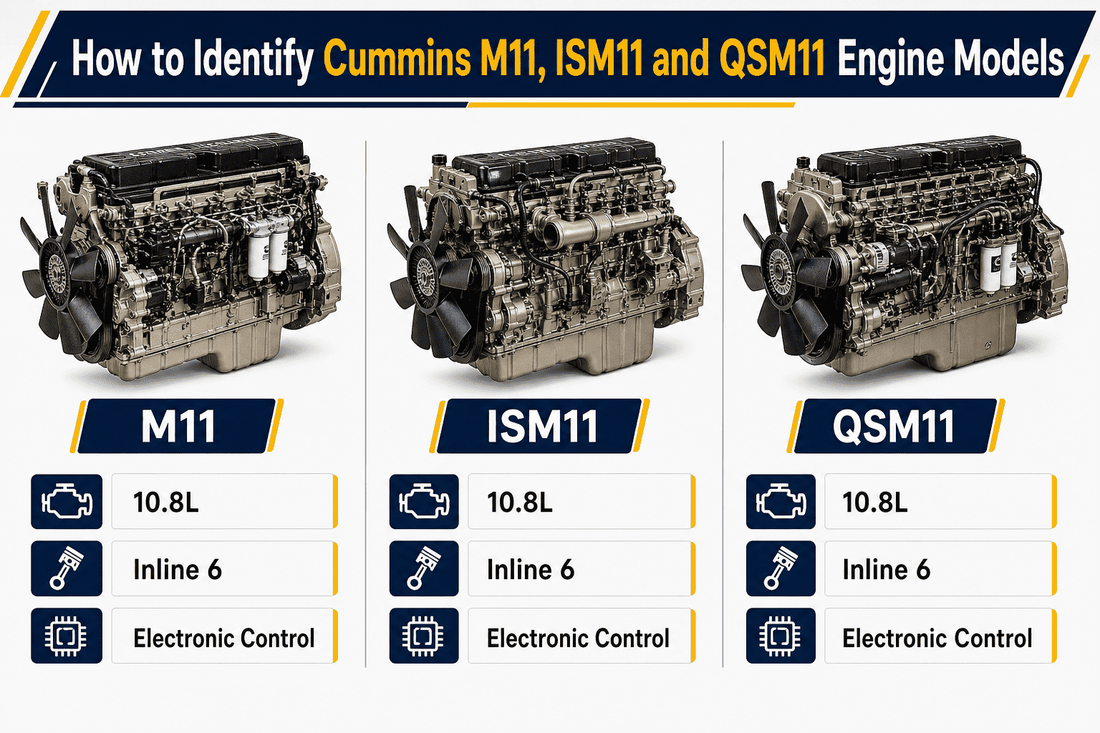 How to Identify Cummins M11, ISM11 and QSM11 Engine Models