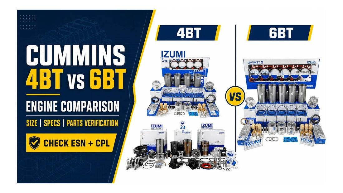 Cummins 4BT vs. 6BT ¨C Motorvergleich mit separaten Referenzen f¨¹r Vierzylinder- und Sechszylinder-¨¹berholungss?tze