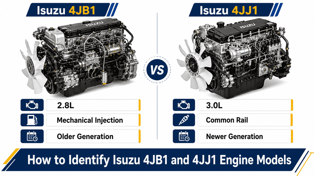 How to Identify Isuzu 4JB1 and 4JJ1 Engine Models Before Ordering Parts