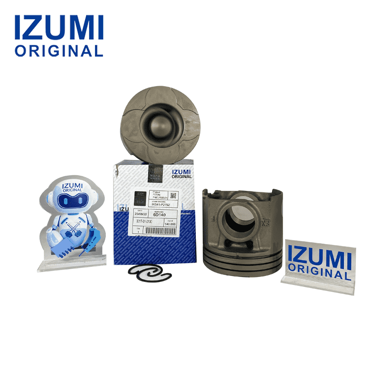 IZUMI ORIGINAL 12V140 piston for Komatsu engine rebuild