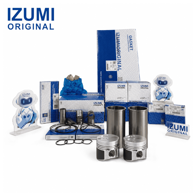 3D72 Komatsu için dizel motor revizyon kiti motor parçaları