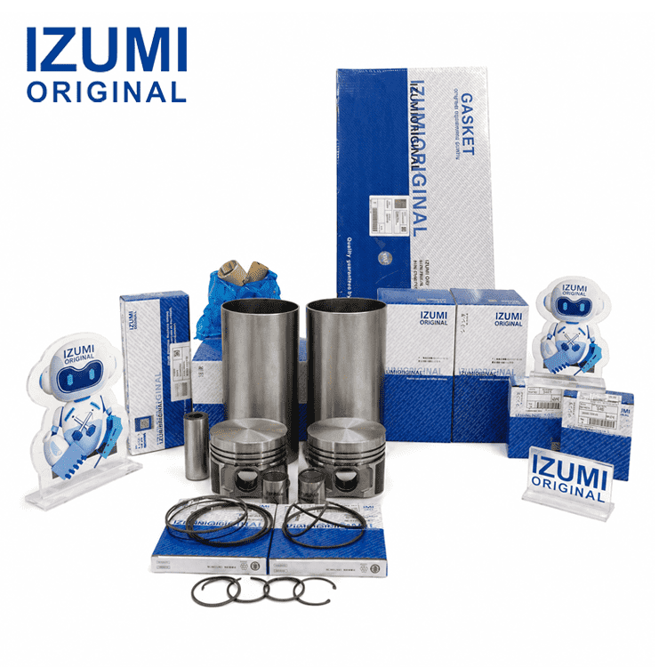 3D82 Komatsu için dizel motor revizyon kiti motor parçaları