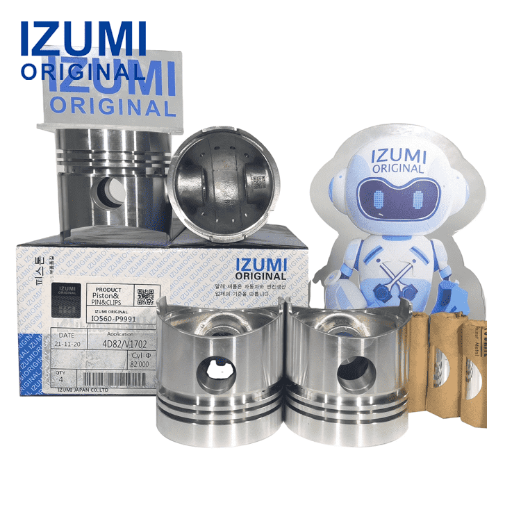 IZUMI ORIGINAL 3D82 piston for Komatsu engine rebuild