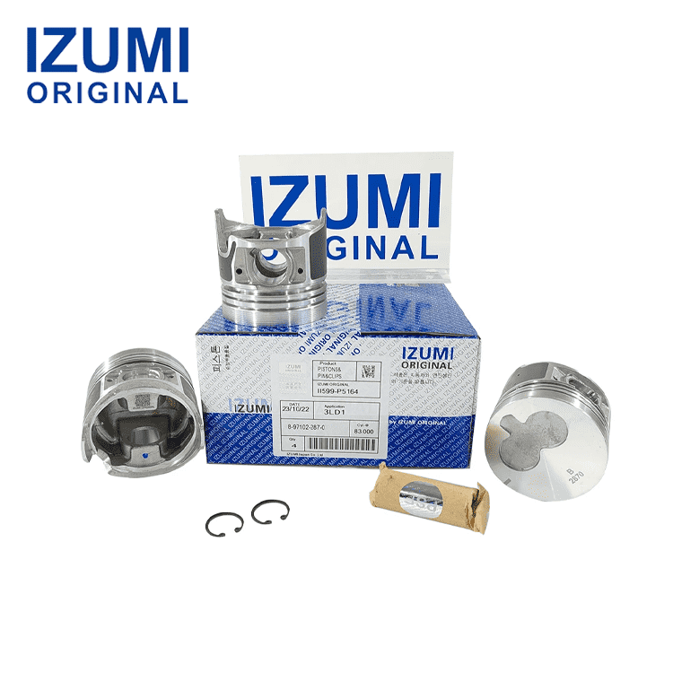 IZUMI ORIGINAL 3LD1 Piston Kit with Pin and Clip 8-97176-887-0 for Isuzu diesel engine parts