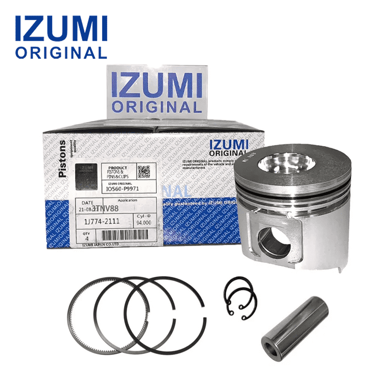 IZUMI ORIGINAL 3TNE88 Piston Kit with Pin and Clip 129001-22081 for Yanmar diesel engine parts