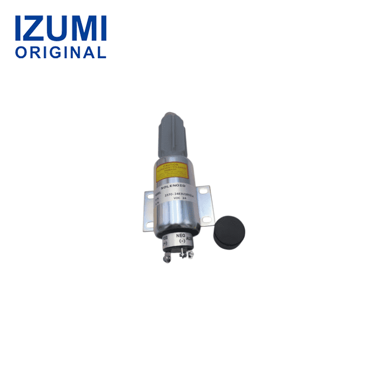 IZUMI ORIGINAL Stop Solenoid 4006 Diesel Engine for Caterpillar Excavator Loader Bulldozer Grader OEM Aftermarket Replacement