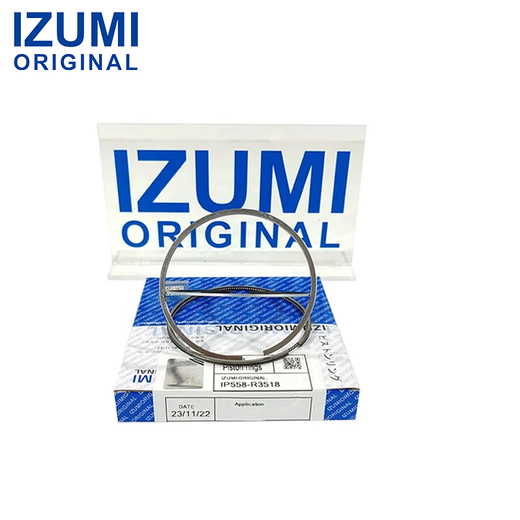 IZUMI ORIGINAL 4BB1 Jeu de segments de piston pour Isuzu pièces pour moteur diesel