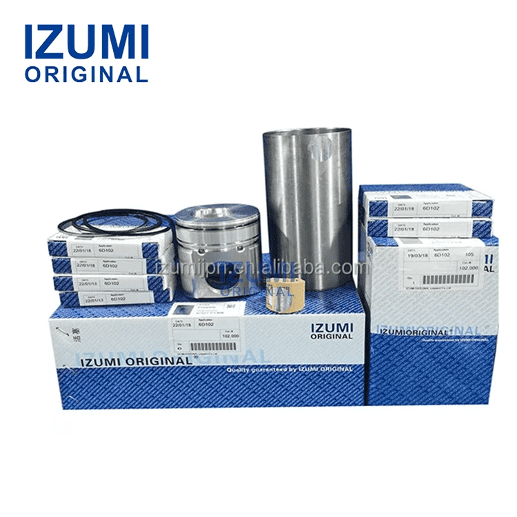 4D34T Mitsubishi için dizel motor revizyon kiti motor parçaları