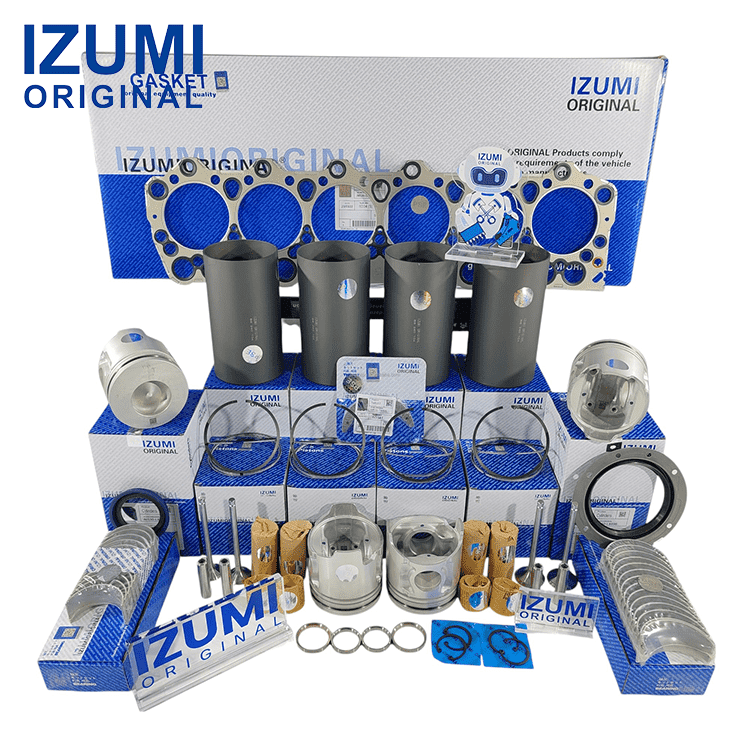 4D34 Mitsubishi için dizel motor revizyon kiti motor parçaları
