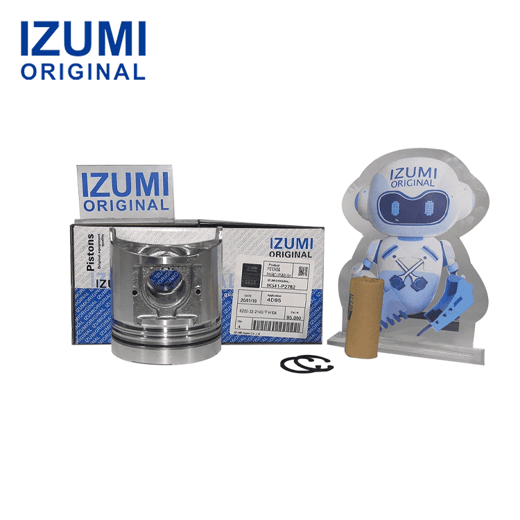 IZUMI ORIGINAL 4D35 Piston Kit with Pin and Clip ME220470 for Mitsubishi diesel engine parts