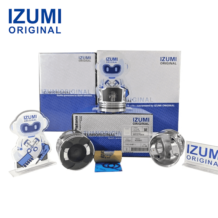 IZUMI ORIGINAL 4D56 Piston Kit with Pin and Clip MD103318 for Mitsubishi diesel engine parts