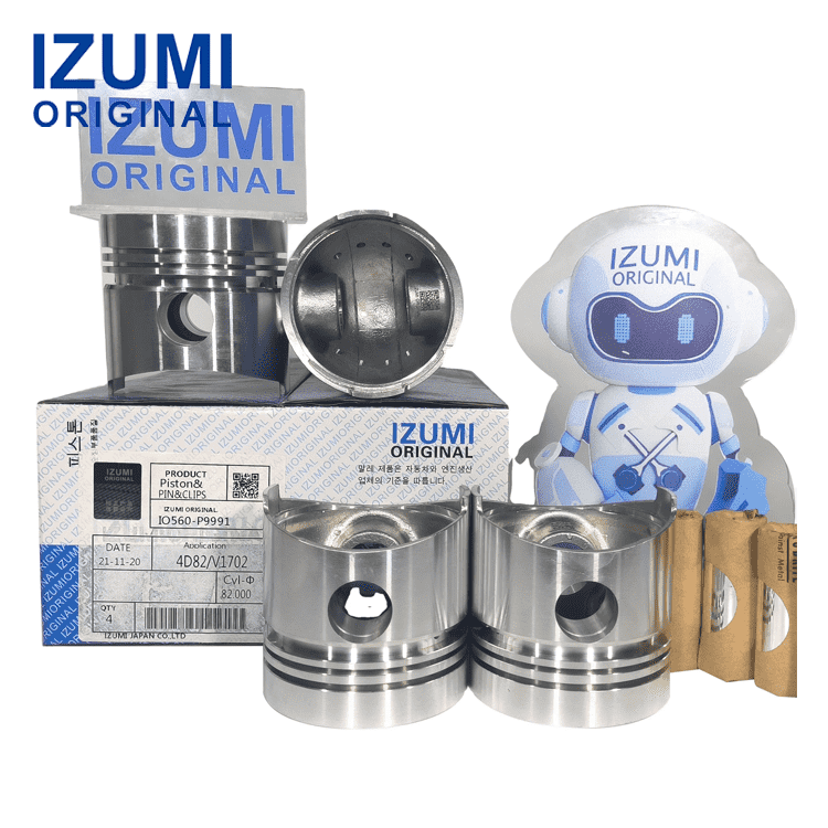 IZUMI ORIGINAL 4D82 piston 129402-22080 for Komatsu engine rebuild