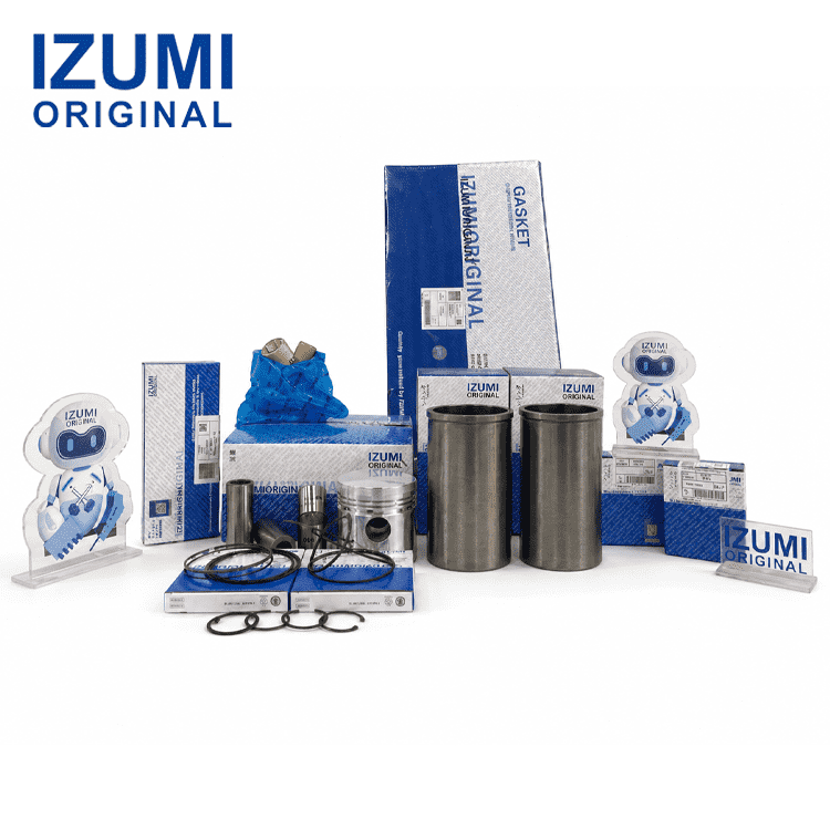 4D84 Komatsu için dizel motor revizyon kiti motor parçaları