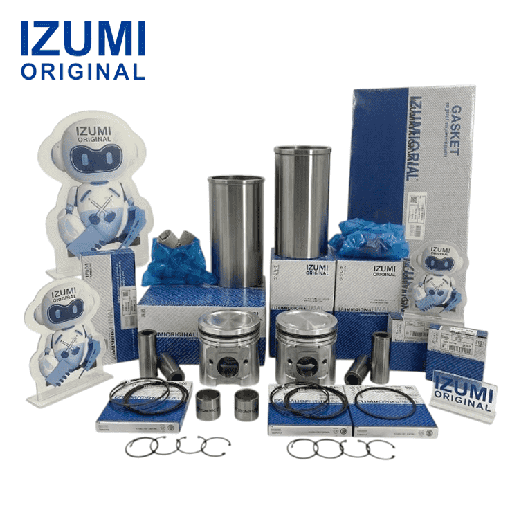 4D92E Komatsu için dizel motor revizyon kiti motor parçaları