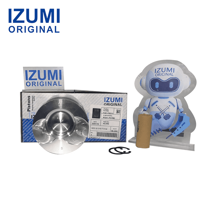 IZUMI ORIGINAL 4D95LE Piston 6204312140 for Komatsu diesel engine parts