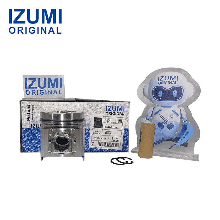 IZUMI ORIGINAL 4D95L Piston Kit with Pin and Clip 6204312140 for Komatsu diesel engine parts