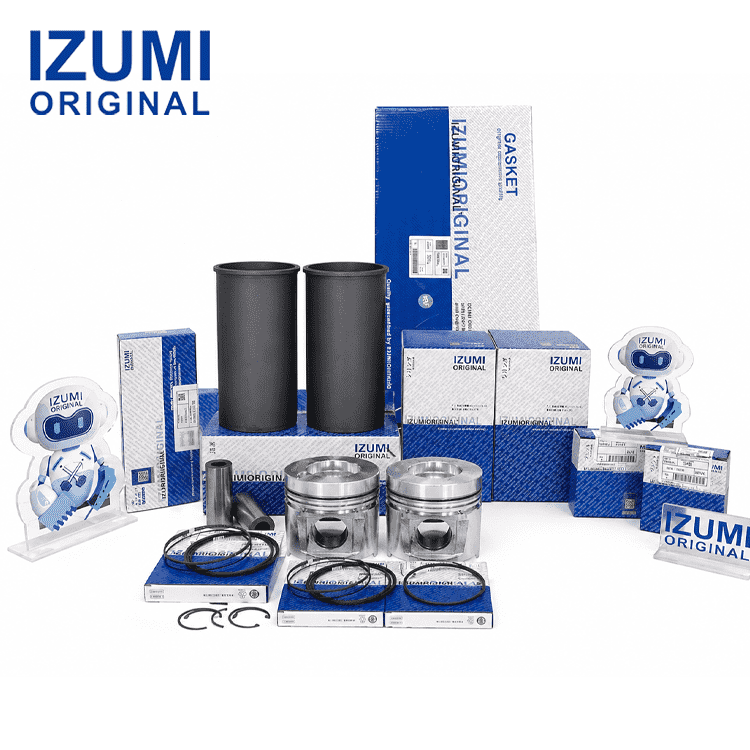 4D95 Komatsu için dizel motor revizyon kiti motor parçaları