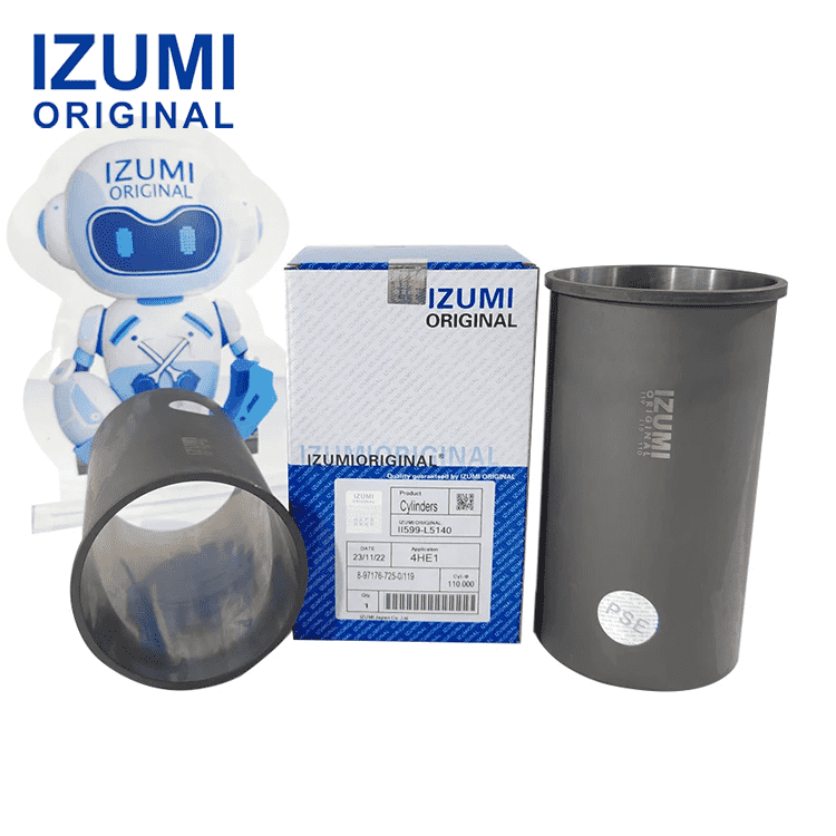 IZUMI ORIGINAL 4HE1T Cylinder Liner 8-97176-723-0 8-97176-723-1 for Isuzu