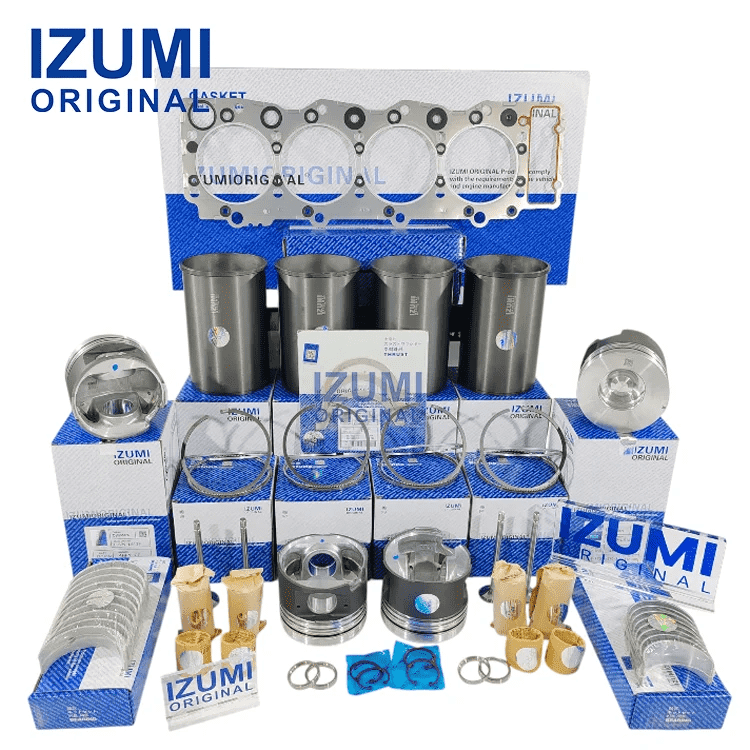 4HE1 Isuzu için dizel motor revizyon kiti motor parçaları