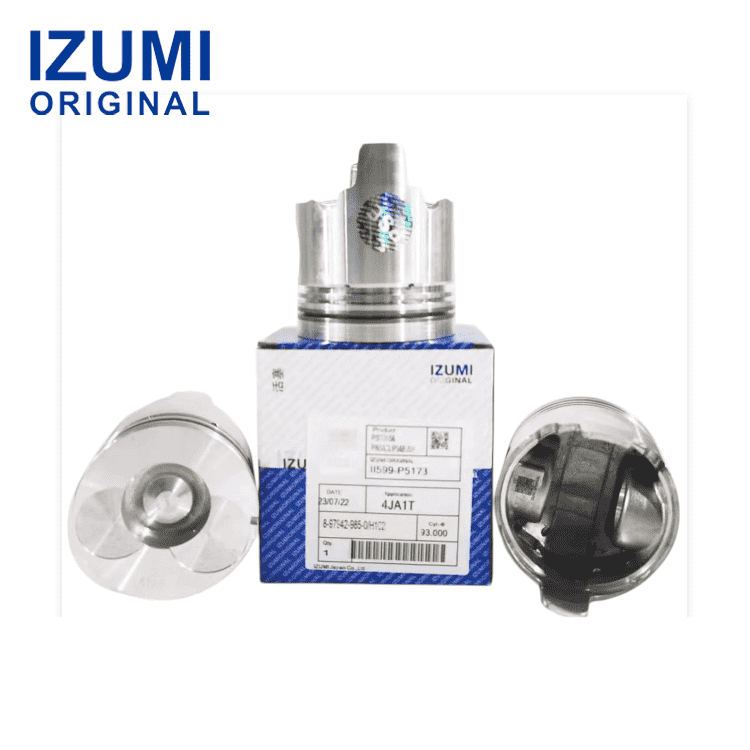 IZUMI ORIGINAL 4JA1 Piston Kit with Pin and Clip 8979429850 for Isuzu diesel engine parts