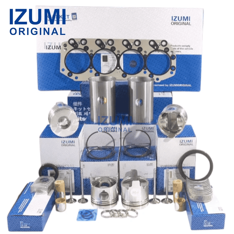 Kit de révision Isuzu 4JA1 pour la remise à neuf du moteur : pièces pour joints de chemise de piston
