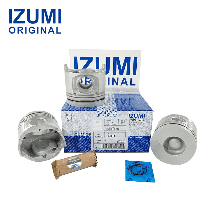 IZUMI ORIGINAL 4JH1 Piston Kit with Pin and Clip 8973055861 for Isuzu diesel engine parts
