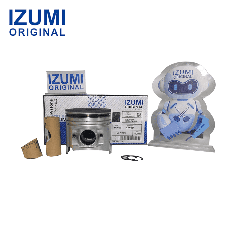 IZUMI ORIGINAL 4M40 Piston Kit with Pin and Clip ME200689 for Mitsubishi diesel engine parts