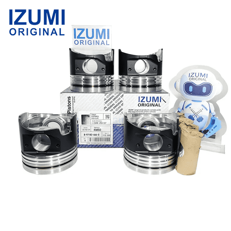 IZUMI ORIGINAL 4M50 piston ME227615 for Mitsubishi engine rebuild