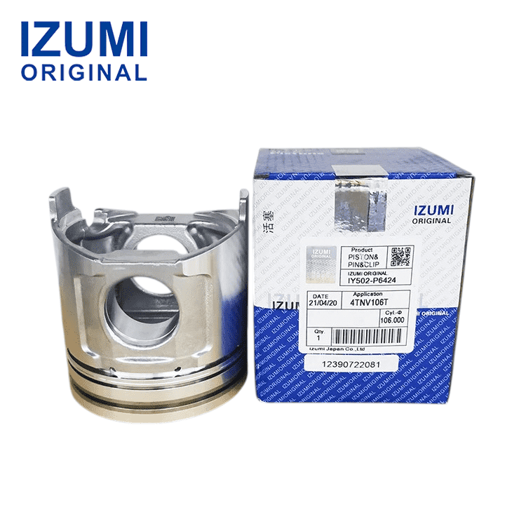 IZUMI ORIGINAL 4TNE106T Piston Kit with Pin and Clip 123901-22080 for Yanmar diesel engine parts