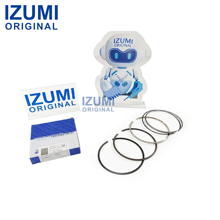 IZUMI ORIGINAL 4jj1-tc Jeu de segments de piston pour Isuzu pièces pour moteur diesel
