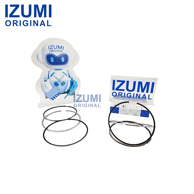 IZUMI ORIGINAL 4le1 Jeu de segments de piston 8980952150 pour Isuzu pièces pour moteur diesel