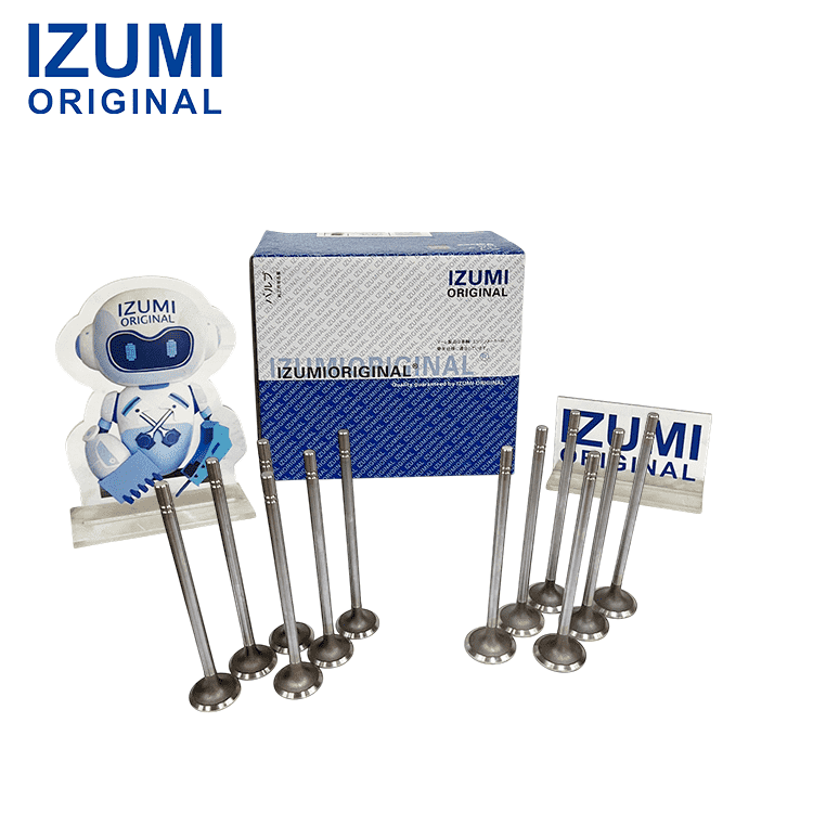 IZUMI ORIGINAL 6BD1T เครื่องยนต์ วาล์ว 1111210080 1111210090 สำหรับ Isuzu เครื่องยนต์ดีเซล