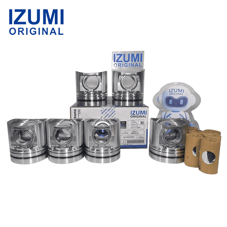IZUMI ORIGINAL 6BT Piston Kit with Pin and Clip 3908815 for Cummins diesel engine parts