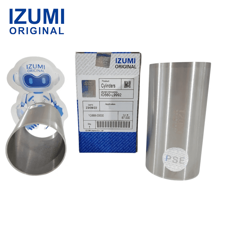 IZUMI ORIGINAL 6D102 chemise de cylindre 6736-29-2110 pour Komatsu pièces pour moteur diesel
