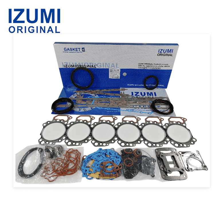 IZUMI ORIGINAL 6D125-1 6D1251 Overhaul Gasket Kit for 6D125-1 Diesel Engine for Komatsu Excavator Loader Bulldozer Grader