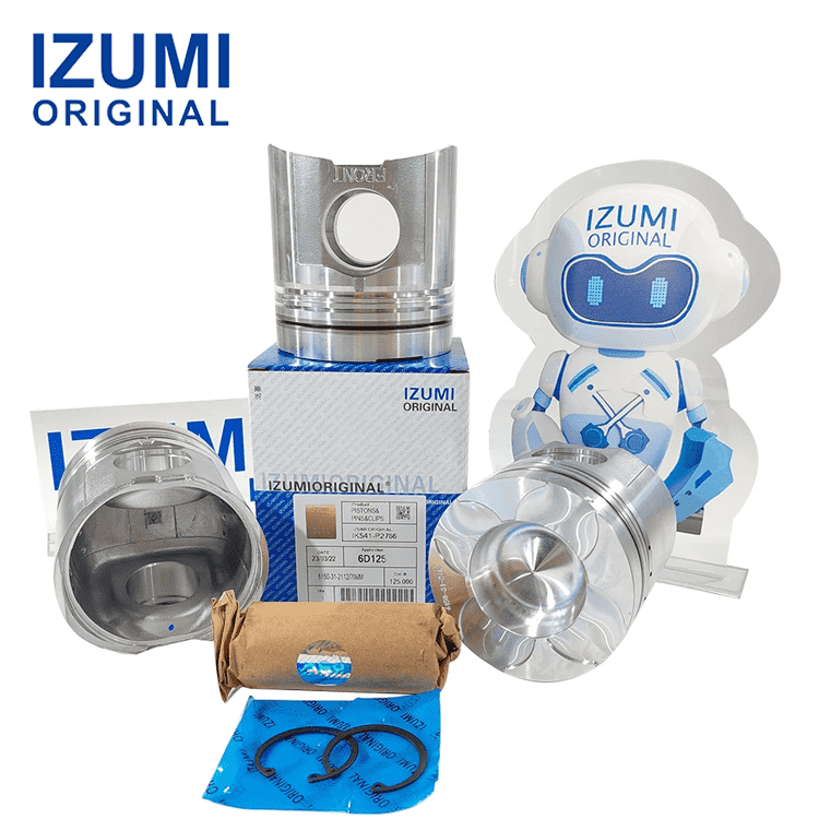 IZUMI ORIGINAL 6D125E-3 Piston 6152-32-2510 for Komatsu diesel engine parts
