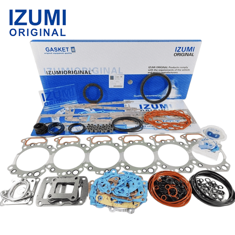 IZUMI ORIGINAL 6D125 ชุดปะเก็นส่วนบน 6150-K1-9901 เครื่องยนต์ดีเซล อะไหล่ สำหรับ Komatsu