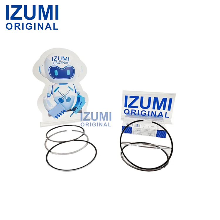 IZUMI ORIGINAL 6D125 Piston Segman Seti 6150-32-2030 Komatsu için Dizel Motor Parçaları