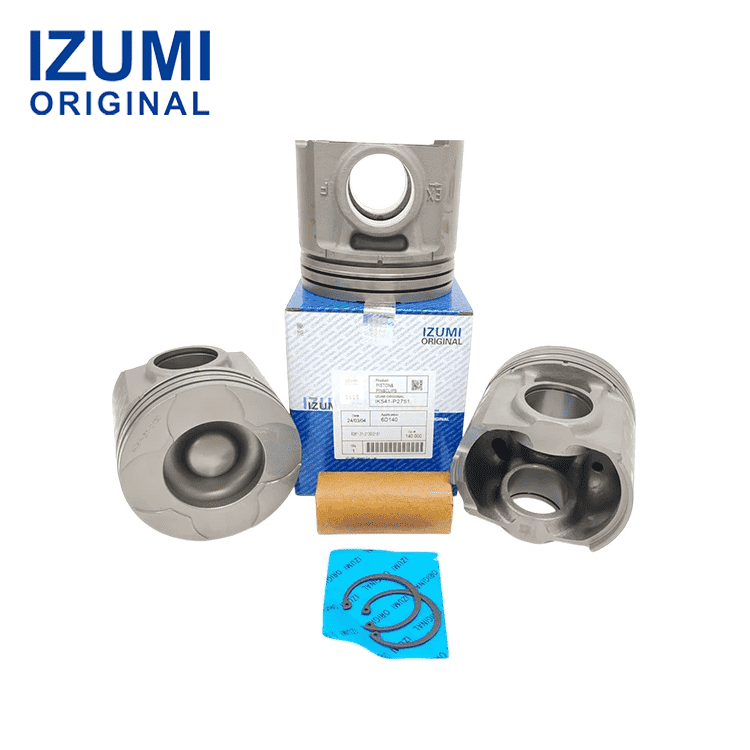 IZUMI ORIGINAL 6D140 Piston Kit with Pin and Clip 6211-31-2130 for Komatsu diesel engine parts
