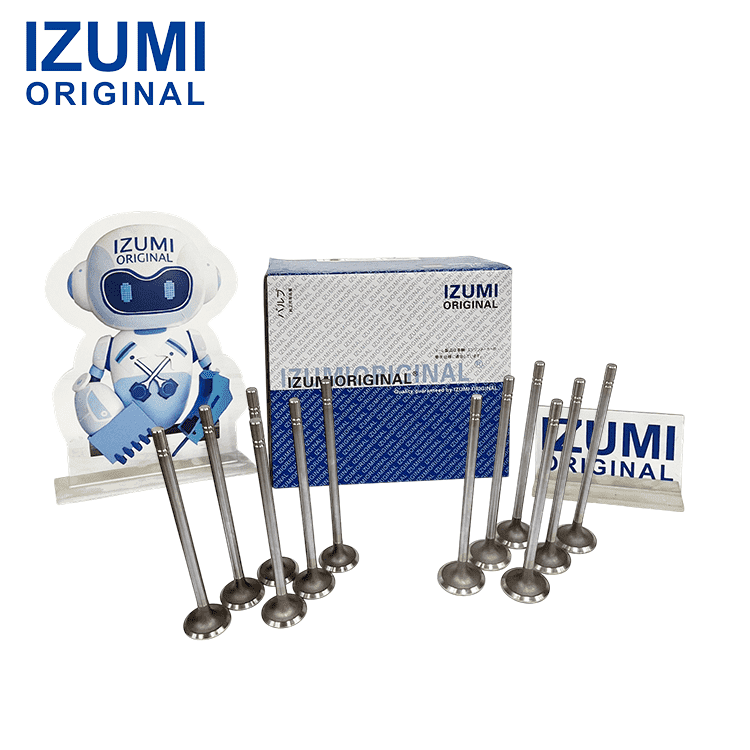 IZUMI ORIGINAL 6D16 valvola motore ME031557 ME031558 per Mitsubishi motore diesel