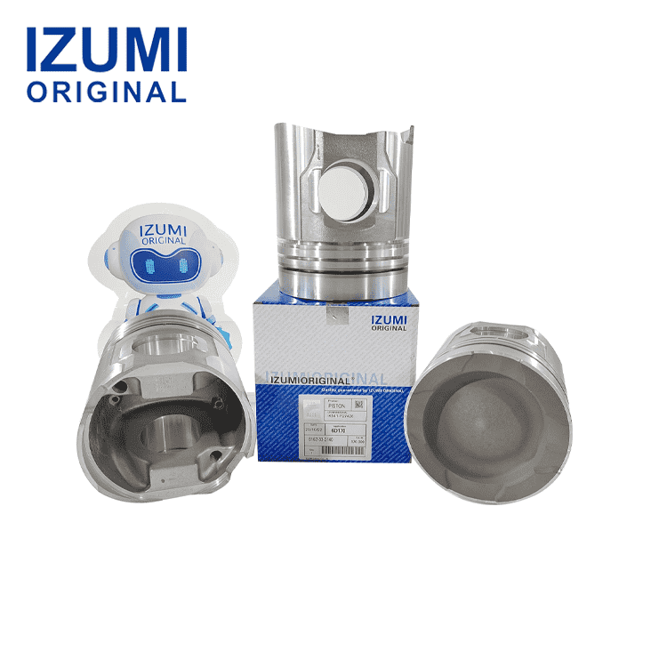 IZUMI ORIGINAL 6D170 piston 6162-33-2410 6240-31-2150 for Komatsu engine rebuild