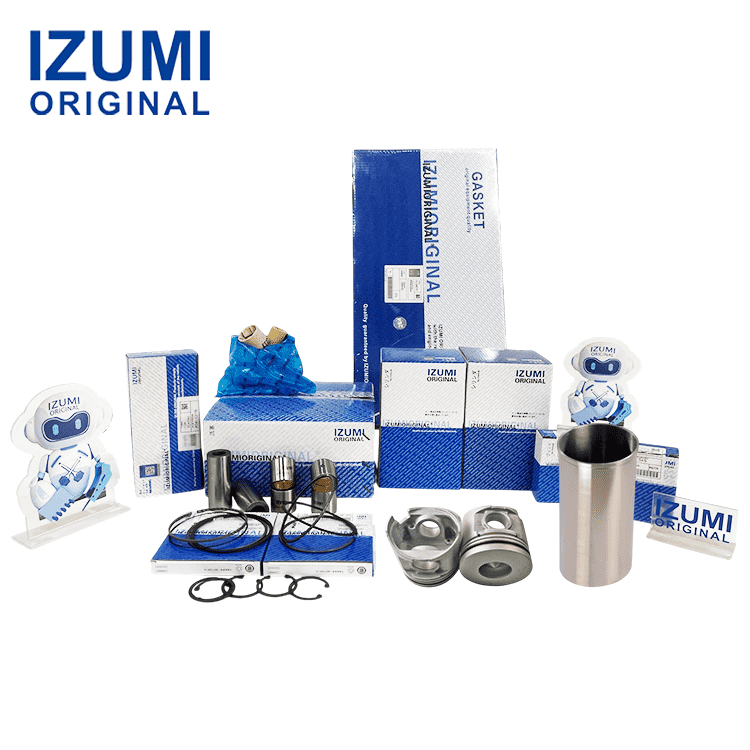 6D17 Mitsubishi için dizel motor revizyon kiti motor parçaları