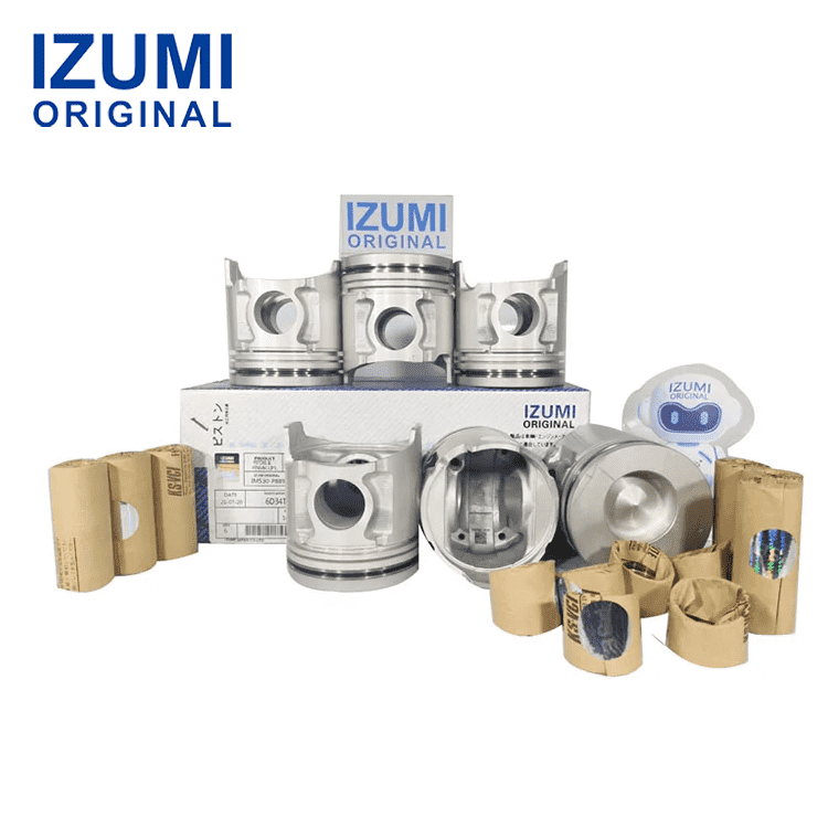 IZUMI ORIGINAL 6D34T Piston Kit with Pin and Clip ME993531 for Mitsubishi diesel engine parts