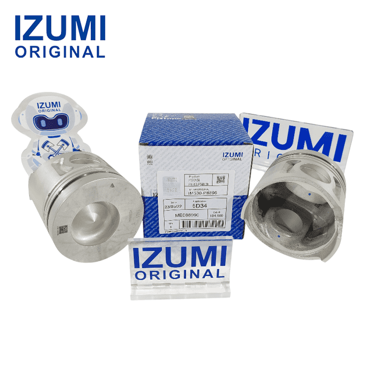 IZUMI ORIGINAL 6D34 Piston Kit with Pin and Clip ME993531 for Mitsubishi diesel engine parts