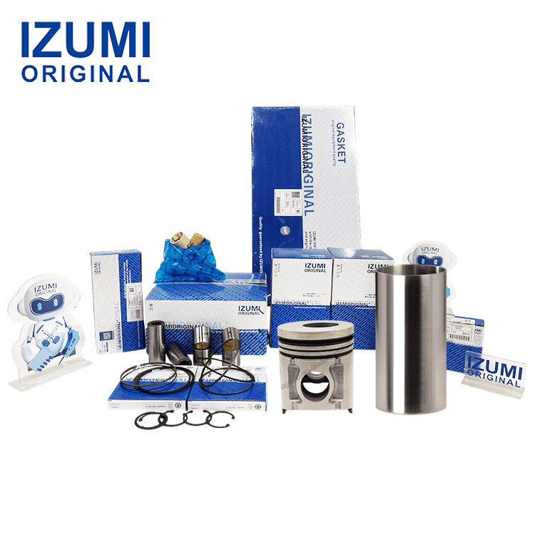 6D34 Mitsubishi için dizel motor revizyon kiti motor parçaları