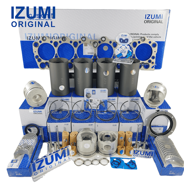 6D40 Mitsubishi için dizel motor revizyon kiti motor parçaları