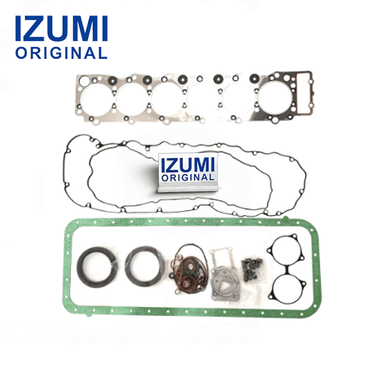 IZUMI ORIGINAL 6HE1T Overhaul Gasket Kit 1-87815101-0 1-87812182-1 Diesel Engine Spare Parts for Isuzu Truck Bus Forklift