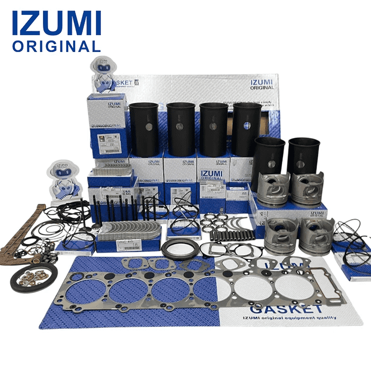 Kit de révision Isuzu 6HH1 pour reconstruction du moteur, jeu de joints de chemise de piston